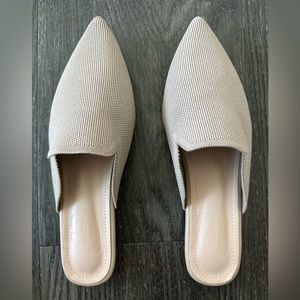Point Toe Flat Mules